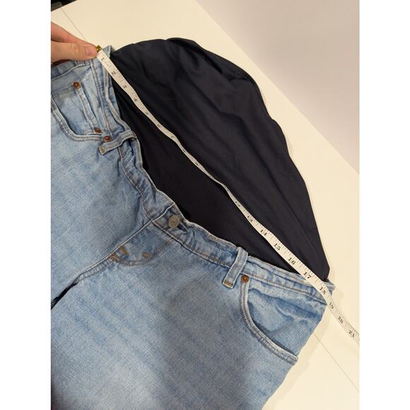 Abercrombie & Fitch Maternity Jeans Womens 12 Short Ankle Straight - Picture 7 of 9